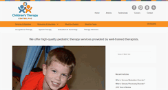 Desktop Screenshot of childrenstherapy.org