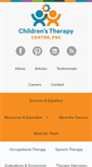 Mobile Screenshot of childrenstherapy.org